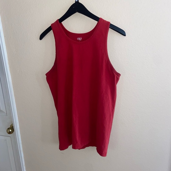 Men’s red y2k gym athlete attire tanktop workout stylish sleeveless active shirt - Picture 4 of 10